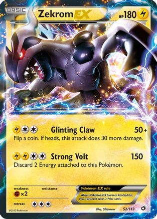 Zekrom EX 052/113/113 - Ultra Rare - Holofoil