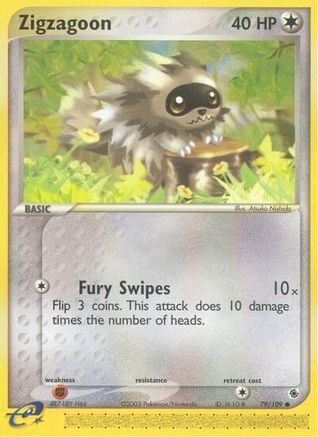Zigzagoon 079/109/109 - Common