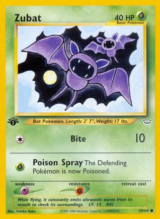 Zubat 059/64/64 - Common - 1st Edition