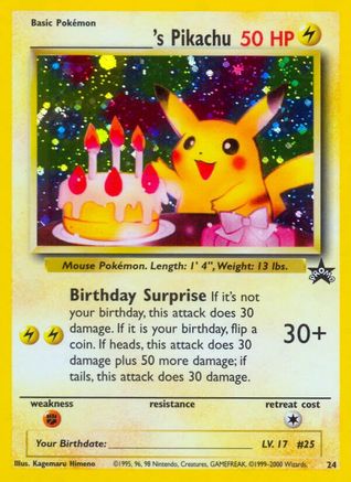 ______'s Pikachu 024/53/53 - Promo - Holofoil