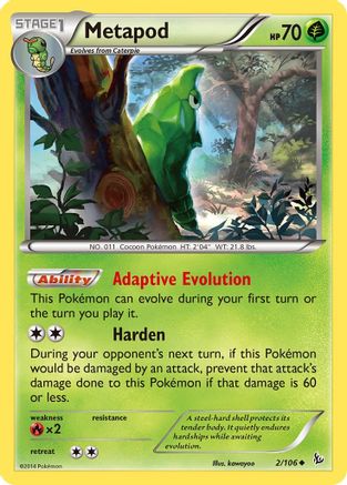 Metapod 002/106/106 - Uncommon