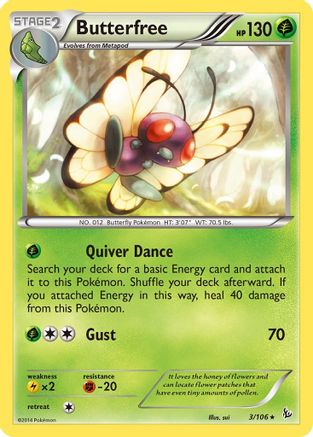 Butterfree 003/106/106 - Rare