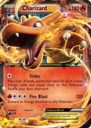 Charizard EX (11) 011/106/106 - Ultra Rare - Holofoil