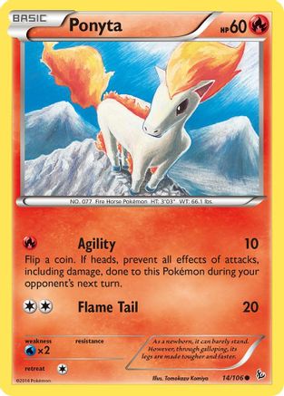 Ponyta 014/106/106 - Common
