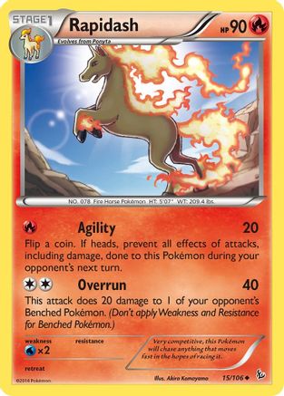 Rapidash 015/106 - Uncommon