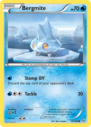 Bergmite 030/106 - Common - Reverse Holofoil