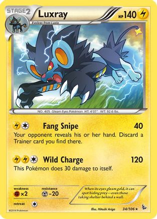 Luxray 034/106/106 - Rare