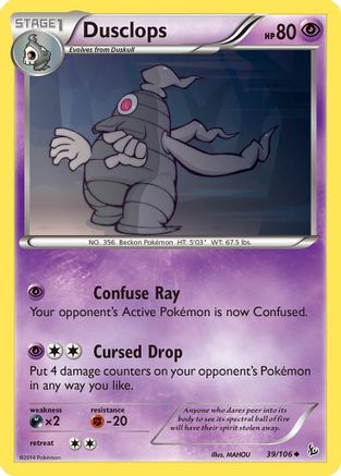 Dusclops 039/106 - Uncommon - Reverse Holofoil