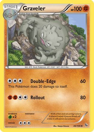 Graveler 046/106 - Uncommon