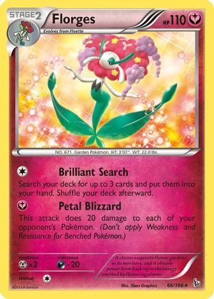 Florges 066/106/106 - Holo Rare - Reverse Holofoil