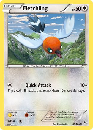 Fletchling 086/106 - Common
