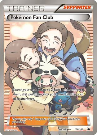 Pokemon Fan Club (106 Full Art) 106/106/106 - Ultra Rare - Holofoil