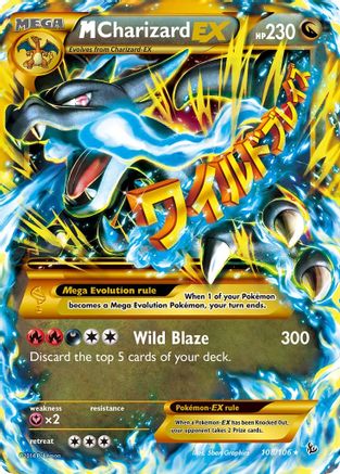 M Charizard EX (X) (Secret) 108/106/106 - Secret Rare - Holofoil