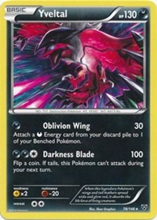 Yveltal 078/146 - Holo Rare - Holofoil