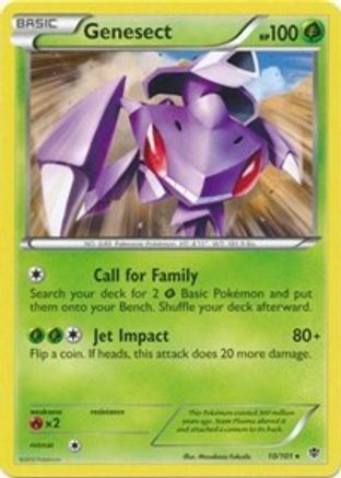 Genesect 010/101 - Holo Rare - Holofoil