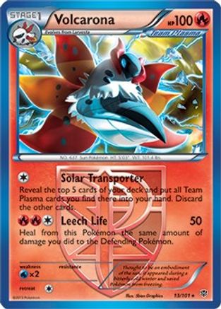 Volcarona 013/101 - Holo Rare - Holofoil