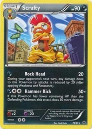 Scrafty 074/099 - Rare