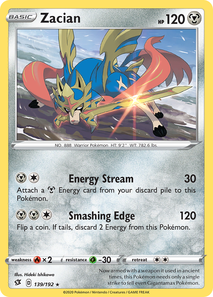 Zacian (139/192) [Sword & Shield: Rebel Clash]