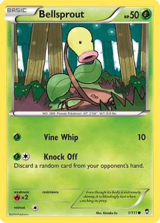 Bellsprout 001/111 - Common - Reverse Holofoil