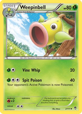 Weepinbell 002/111 - Uncommon
