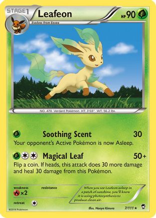 Leafeon 007/111/111 - Rare - Reverse Holofoil