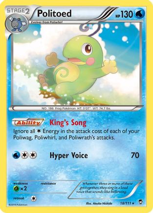 Politoed 018/111/111 - Rare