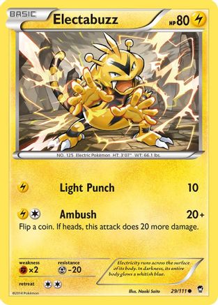 Electabuzz 029/111 - Common - Reverse Holofoil