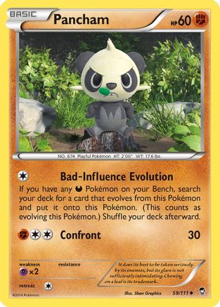 Pancham (59) 059/111/111 - Uncommon - Reverse Holofoil