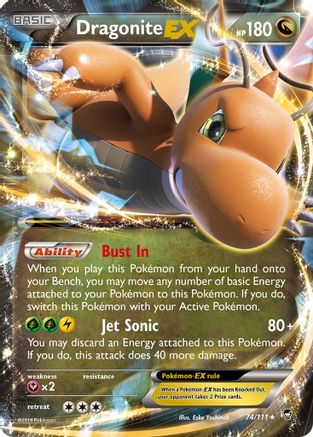 Dragonite EX 074/111/111 - Ultra Rare - Holofoil