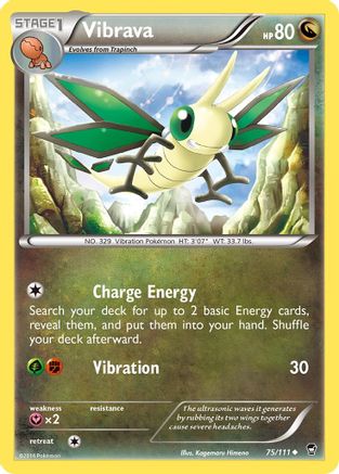 Vibrava 075/111 - Uncommon - Reverse Holofoil