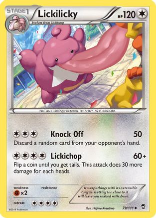 Lickilicky 079/111 - Uncommon - Reverse Holofoil