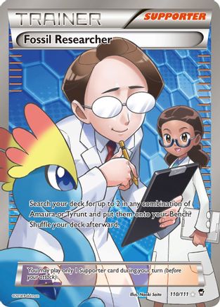 Fossil Researcher (110 Full Art) 110/111/111 - Ultra Rare - Holofoil