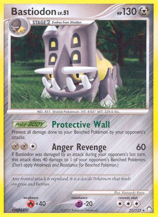 Bastiodon 021/123 - Rare
