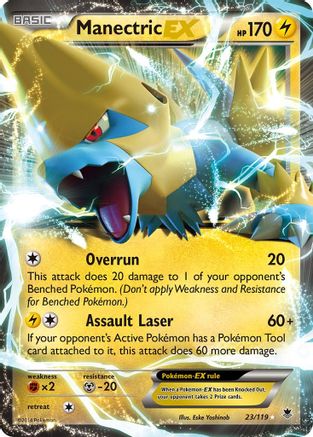 Manectric EX 023/119/119 - Ultra Rare - Holofoil