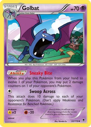 Golbat 032/119/119 - Uncommon