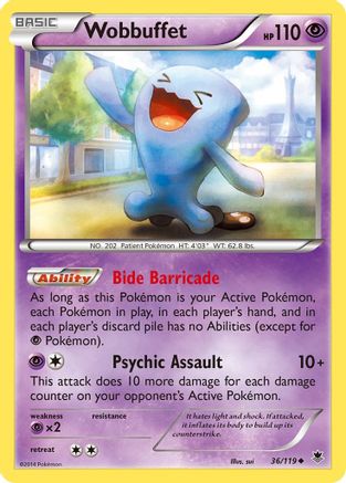 Wobbuffet 036/119/119 - Uncommon
