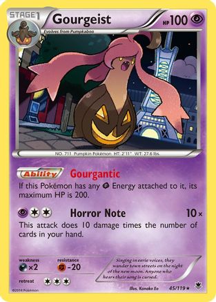 Gourgeist 045/119/119 - Holo Rare - Holofoil