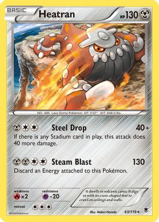 Heatran 063/119 - Holo Rare - Holofoil