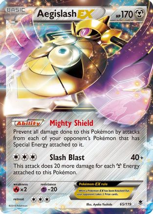Aegislash EX 065/119/119 - Ultra Rare - Holofoil