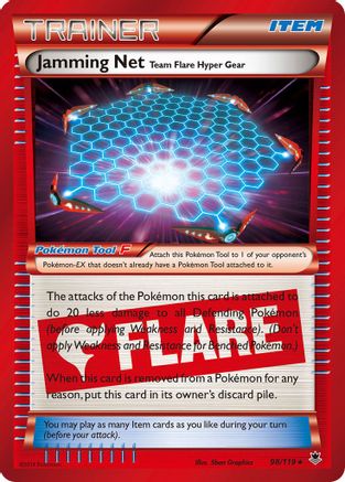 Jamming Net 098/119/119 - Holo Rare - Holofoil