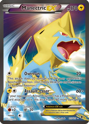 Manectric EX (113 Full Art) 113/119/119 - Ultra Rare - Holofoil
