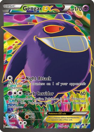 Gengar EX (114 Full Art) 114/119/119 - Ultra Rare - Holofoil
