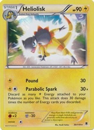 Heliolisk 030/119 - Rare