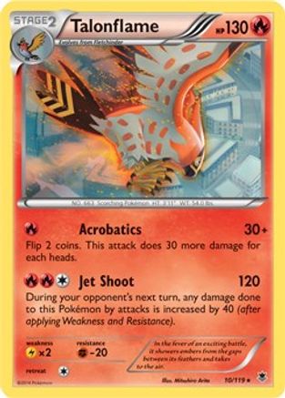 Talonflame 010/119 - Holo Rare - Holofoil