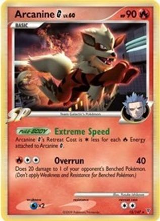 Arcanine G 015/147 - Holo Rare - Holofoil
