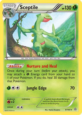 Sceptile 008/160/160 - Rare