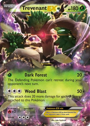 Trevenant EX 019/160/160 - Ultra Rare - Holofoil