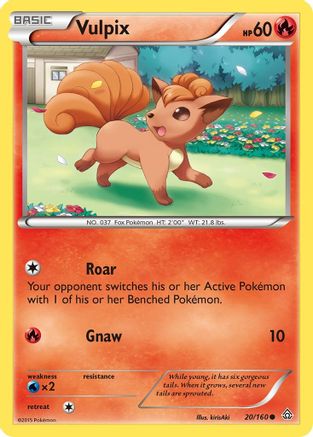 Vulpix 020/160/160 - Common