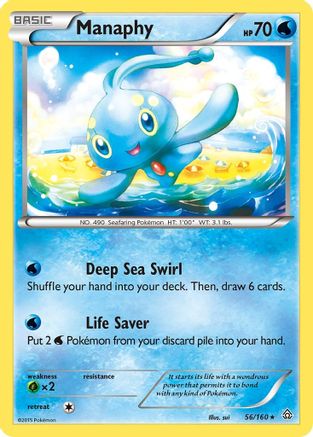 Manaphy 056/160 - Holo Rare - Holofoil