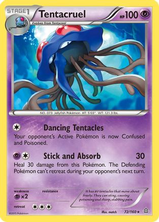 Tentacruel 072/160 - Rare